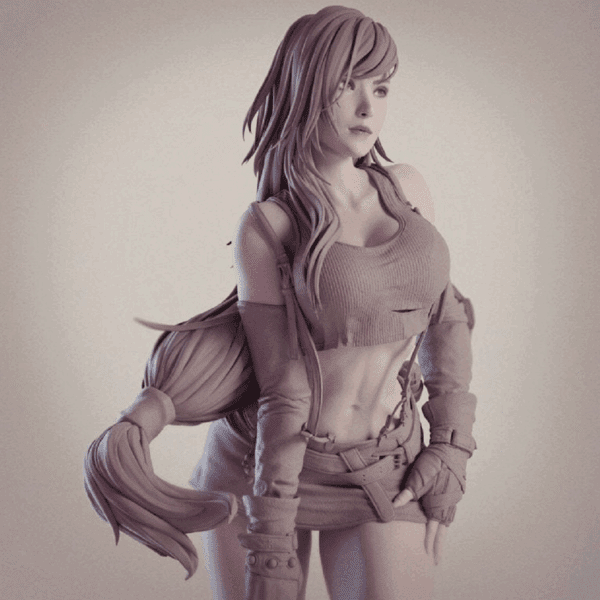 Fantasy character in a dynamic pose